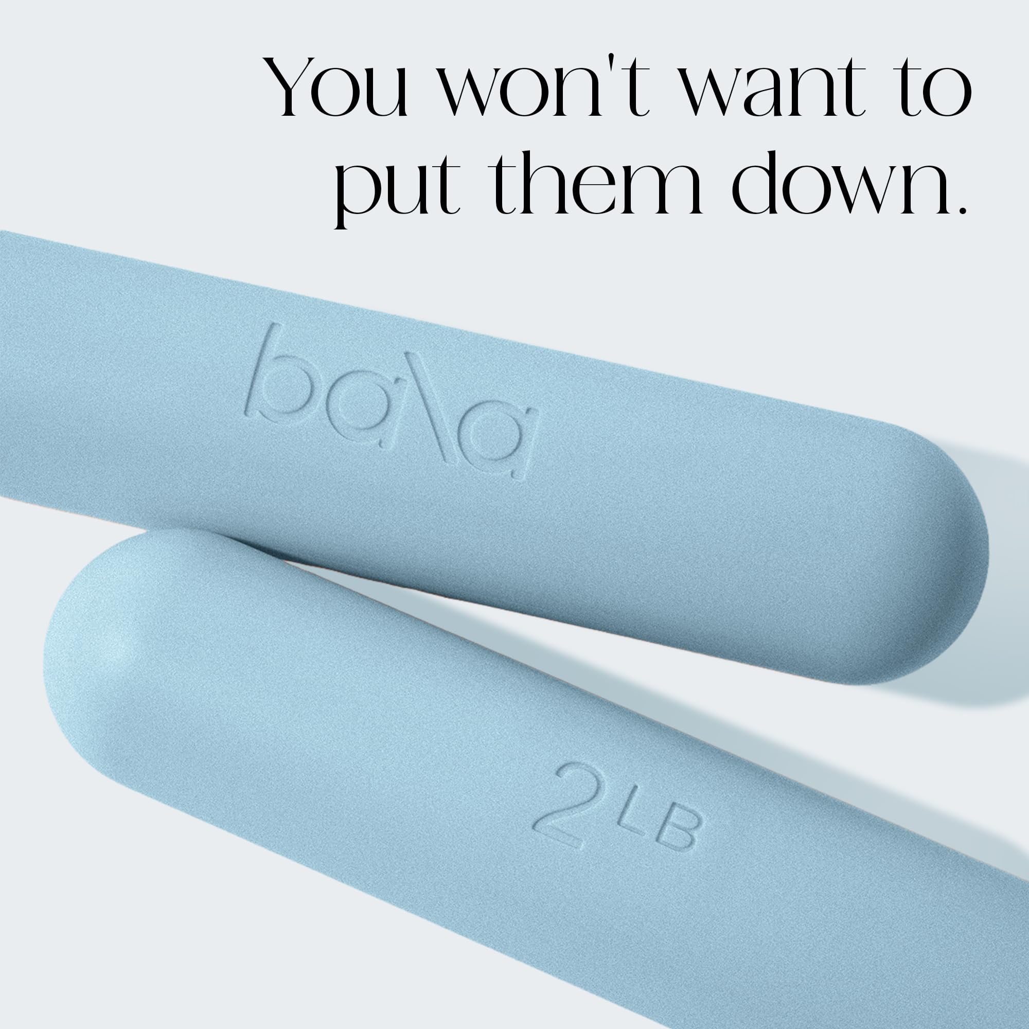 Bala Bars Dumbbell Set for Women & Men - Set of 2 Bars Designed for Walking, Strength Training, HIIT, Boxing & Aerobics - Hand Weights for Working Out at Home - Image 5