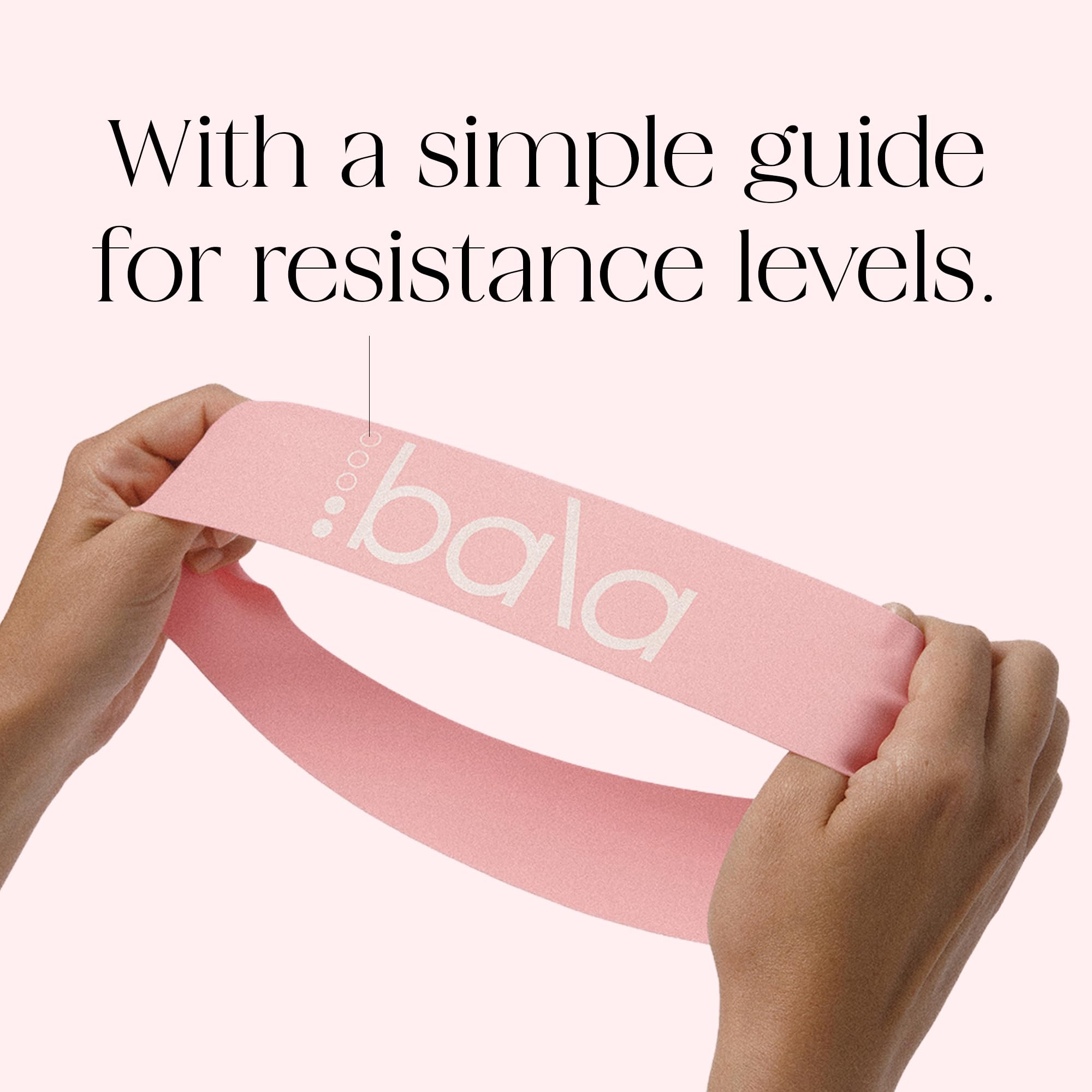 Bala Booty Bands Resistance Bands for Women & Men - Elastic Exercise Bands for Working Out - Wrist, Ankle, Legs & Booty Bands - Workout Resistance Bands for Yoga, Pilates, Strength Training - Image 3