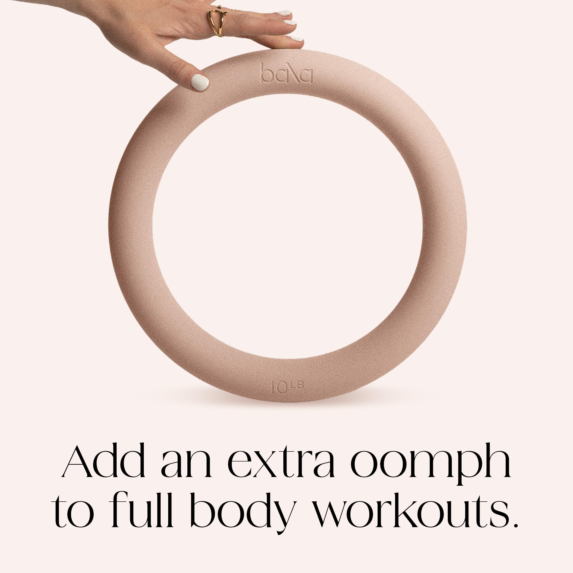 Bala Power Ring, 2-in-1 Kettlebell & Dumbbell, 10lb - Full Body Home Gym Workout Equipment for Strength Training, HIIT, Pilates, & Aerobics Exercises - Fitness Equipment for Working Out - Image 5